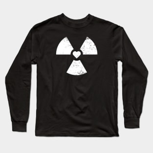 Radioactive Sign Radiation Symbol Nuclear Hazard Heart Long Sleeve T-Shirt